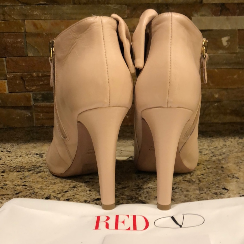 Red Valentino Peep Toe Bow Bootie - Picture 5 of 8